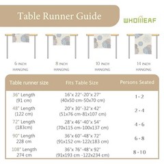 Light Blue Grey Table Runner Wild Dahlia Pinnata Flower Table Runners Modern
