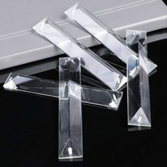 10pc K9 Glass Long Strip Rectangle Crystal Chandelier Prism Pendant Hanging Part