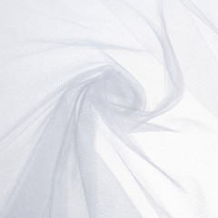 19″ by 5.5 Yard Tulle Fabric Backdrop Curtains for Decor Wedding, Silver Gray