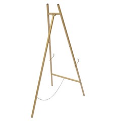 Tall Steel Pipe Portable Floor Easel Stand for Decorative Display Gold Wedding