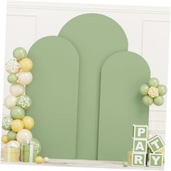Arch Cover Wedding Arch Cover 6FT 6.6FT 7.2FT Arch 6FTx6.6FTx7.2FT Sage Green