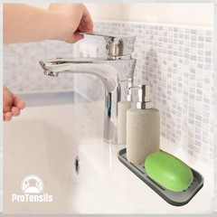 Silicone Kitchen Sink Organizer for Sponge Holder, Soap Dispenser – Bathroom …
