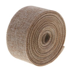 10 Meters Natural Burlap Jute Hessian Ribbon Roll Garland Wedding Decor 5cm Wide