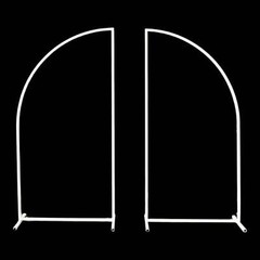 Gold Wedding Arch Decoration Backdrop 3-Piece