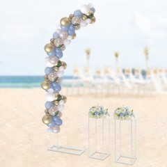 2m/6.56ft Arched Stand Height,Wedding Centerpieces,Metal Wedding Flower Stand