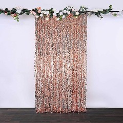 BLUSH 8×8 ft Big Payette Sequined BACKDROP CURTAIN Wedding Events Decorations