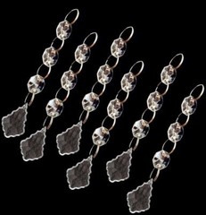 50/100Pcs Wedding Acrylic Garland Diamond Crystal Bead Chandelier Hanging Decor