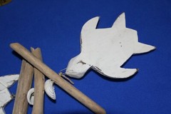 Seaside Wedding Sea Turtle Driftwood Hanging Mobile Decor – G-77