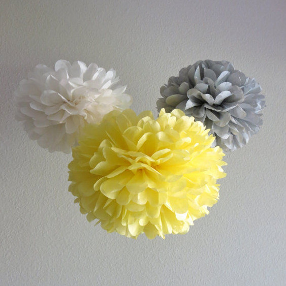 18x tissue paper pom poms wedding baby shower birthday anniversary decorations