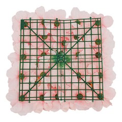 12pcs Artificial Flower Wall Background Silk Rose Mat For Wedding Backdrop Wall