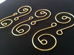 30pcs Gold Hooks Wedding Decorations Connector Christmas Tree Ornament Hangers