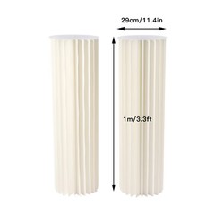 2Pcs Honeycomb Cardboard Centrepiece Vase, Foldable Floral Dessert Display Stand