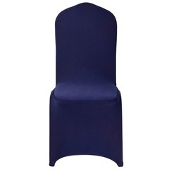 Uimoso 50PCS Navy Blue Spandex Chair Covers for Events and Parties