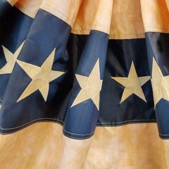 Vintage Bunting USA Flag Banner – For Porches, Homes, Parties, Patriotic Deco…