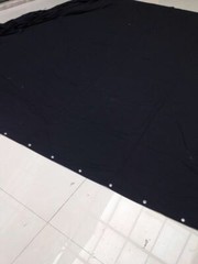 Black Fire/Flame Retardant Stage Curtain/Backdrop/Partition,12H,15H, 20 H x 40 W