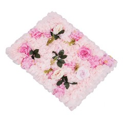 12pcs Artificial Flower Panels 24″x16″ Romantic Floral Backdrop Wedding Decor