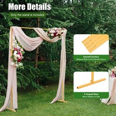 Balloon Arch Base Display Stand Kit Decoration Balloon For Wedding Party 6.56ft