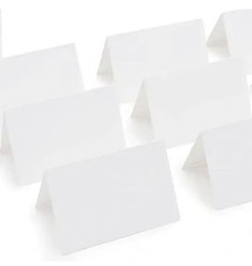 50 White Seating Place Cards-Any Formal Event – Wedding Celebration