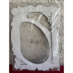 White Picture Frame Cutouts 3 pc Set DIY Photo Booth Props wedding Party Decor