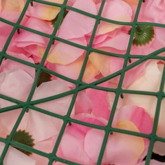 Set Of 20 Dark Pink Artificial Flower Wall Panels 60 × 40 cm Backdrop
