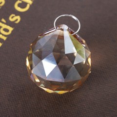 Champagne Glass Crystal Chandelier Ball Prisms Drops Home Decor Pendant 20mm