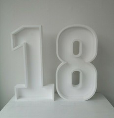 Fillable Number Large Letter For Filling Balloon From 80x20cm Balloon Stand Balloon
