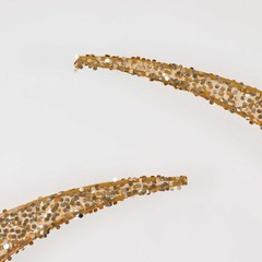 2 GOLD Big Payette Sequin Half Crescent Moon Arch BACKDROP STAND Events Wedding
