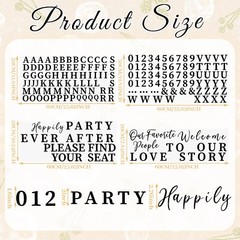 4 Pcs Wedding Mirror Welcome Sign Decal Seating Chart Stickers DIY Wedding Pa…