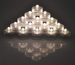 Waterproof Wedding Submersible Battery LED Tea Lights Underwater Sub Light 36pcs