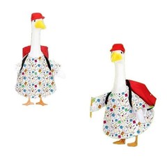Porch Goose Clothes Back to School Set Fits For 23 Inch Lawn Goose with Bag