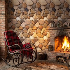 Tegeme 200 ft x 54 Inch Cobblestone Wall Tablecloth Roll Castle Wall Backdrop…