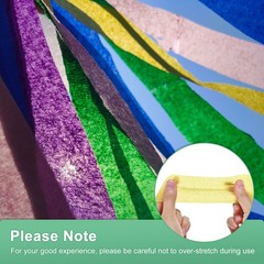 6-Rolls 492ft Crepe Paper Streamer for DIY/Art [3 Colors-1.8 Inch x 82 Ft/Roll]