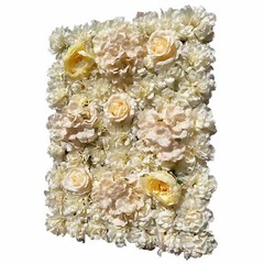 6pcs Artificial Flower Wall Hydrangea Panel Mat Pad Wedding Backdrop 60×40 cm