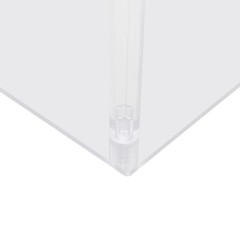 9.8*9.8*31in Clear Rectangle Decoration Acrylic Wedding Flower Vase Column Stand