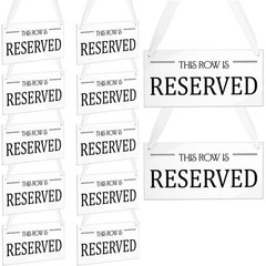 Reserved Table Signs Weddings Events Professional Acrylic Chair Cards 12 Pack US