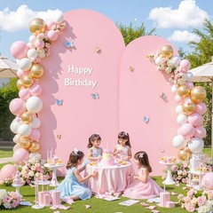 Stretch Spandex Archway Cover with Zipper Fits 4FT–7.2FT Wedding Decor Backdrop