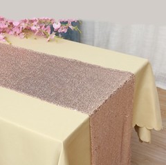 rose gold glitter sequin table runner wedding 21 birthday cake table decoration