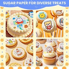 Edible Paper 25 Count A4 11.7″ x 8.3″ Sugar Sheets for Edible Printer Edible …