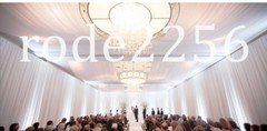 Voile fabric Fire Retardant Whole Roll 3 Colour super quality wedding drapes£1.9
