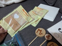 🌿 Rustic Wedding Decoration Lot / “Mr & Mrs” Bundle + Free Bonus