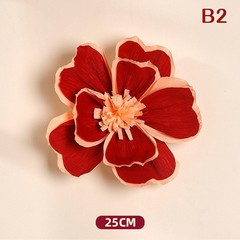 Chinese New Year Decoraiton Wrinkle Flower Wedding Room Background Wall Decor.
