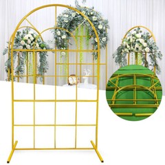 2m Wedding Arch Backdrop Stand Metal Rack Wedding Party Flower Props Decor Frame