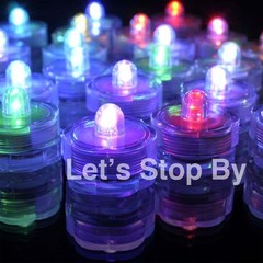 12 Submersible Wedding Floral LED Color Change light Centerpiece Vase Decoration