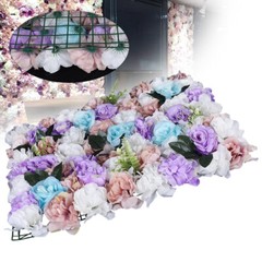 12x Artificial Flower Wall Panel Silk Wedding Party Background Venue Decor NEW