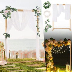 Wood Wedding Arch For Ceremony Wooden Arbor Decor For Parties Garden Backdrop