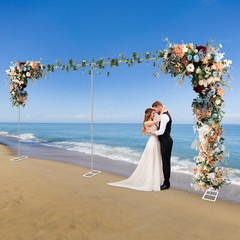 6x3m Wedding Backdrop Stand Pipe Kit carbon steel Curtain Frame Baby Shower