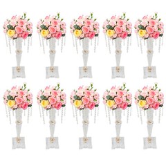26in Acrylic Crystal Floral Vase Flower Stand Holders For Wedding Table