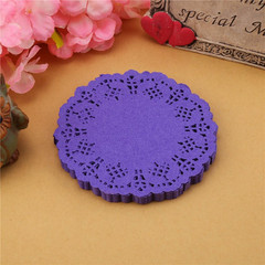 3.5inch Round Colorful Paper Lace Doilies Wedding Tableware tion,Pack of 100