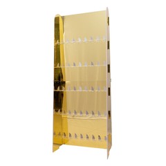 Gold 5 ft Foam 5-Tier Wine Glass Rack Champagne Flute Holder Stand Party