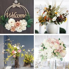 DECORA 18 Gauge White Floral Stem Wire 16 inch,50/Package AD037S1P50F